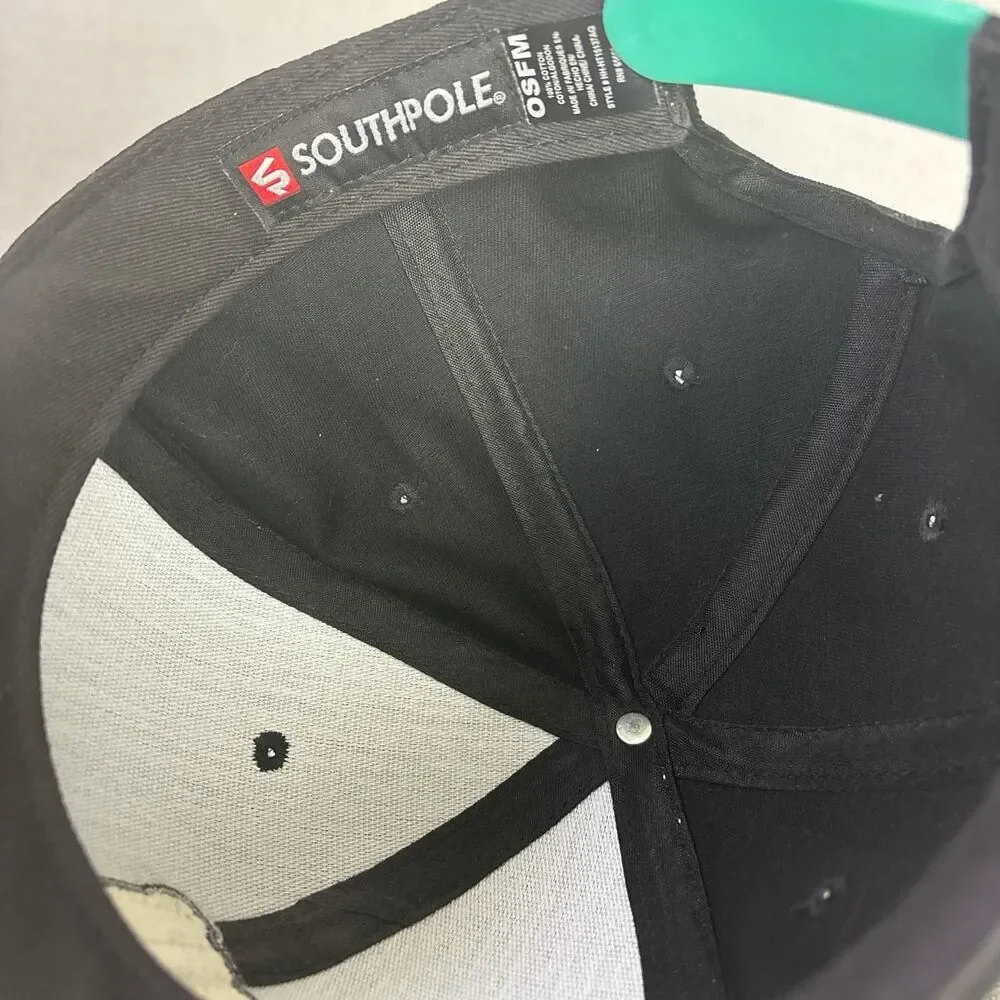 Southpole Men's Black and Green Astronaut Bear Hat